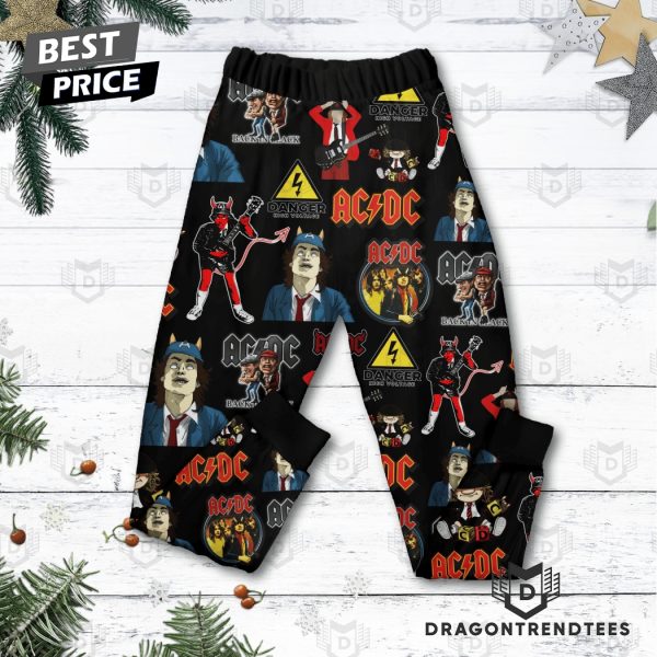 AC DC Get In Loser We Are Going Jingle Hells Bells Pajamas Set