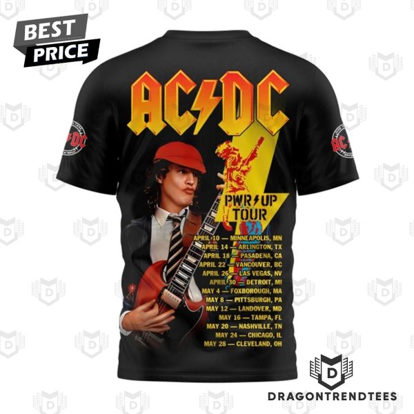 AC DC Pwr Up Tour Design 3D T-Shirt