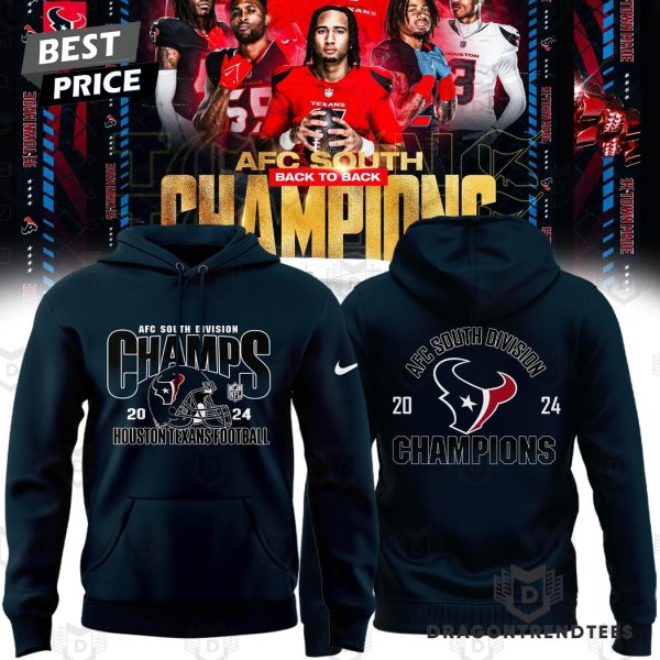 AFC 2024 South Division Champions Houston Texans Hoodie