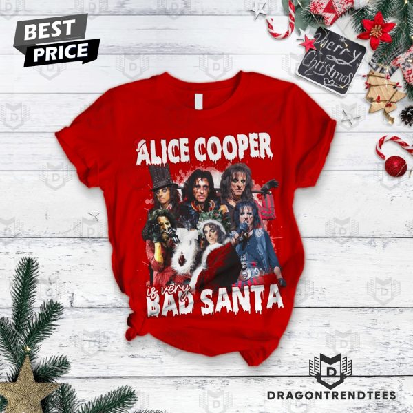 Alice Cooper Is Very Bad Santa Pajamas Set