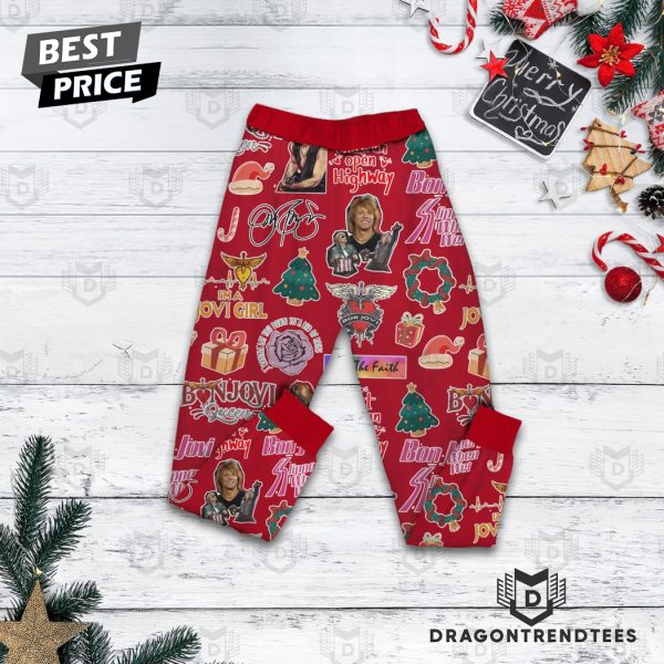 All I Want For Christmas Is Bon Jovi Pajamas Set