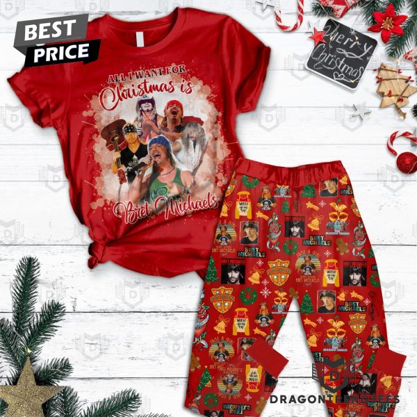 All I Want For Christmas Is Bret Michaels Pajamas Set