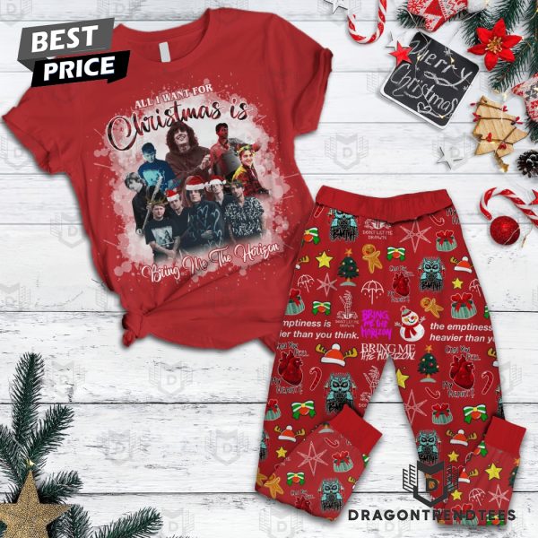 All I Want For Christmas Is Bring Me The Horizon Pajamas Set