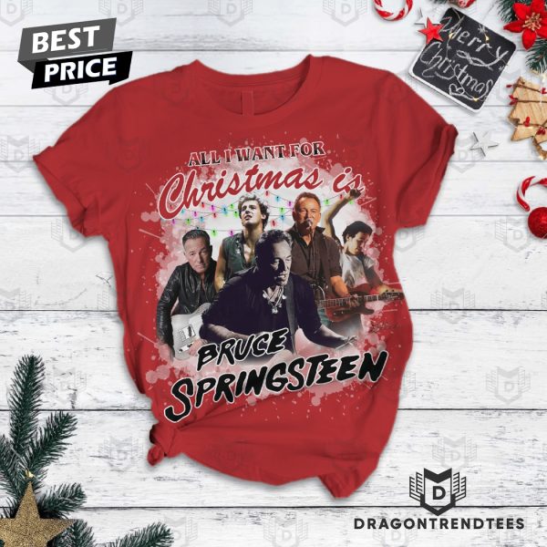 All I Want For Christmas Is Bruce Springsteen Pajamas Set