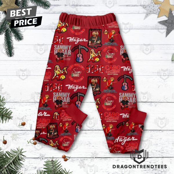 All I Want For Christmas Is Sammy Hagar Pajamas Set