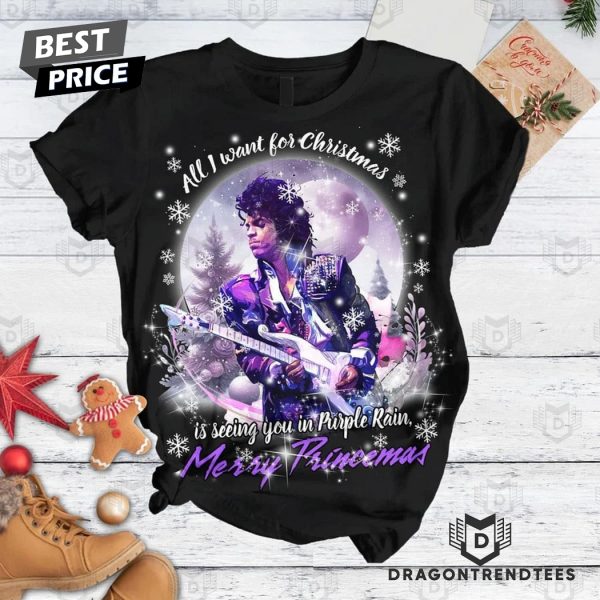 All I Want For Christmas Is Seeing You In Purple Rain – Prince Pajamas Set