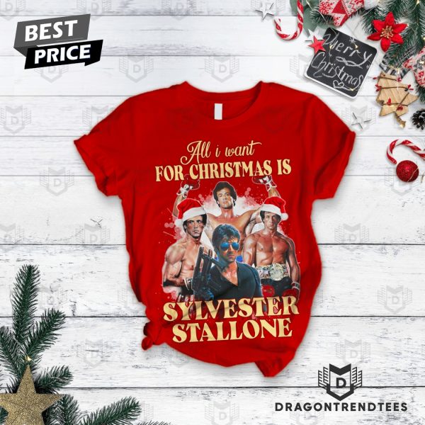 All I Want For Christmas Is Sylvester Stallone Pajamas Set