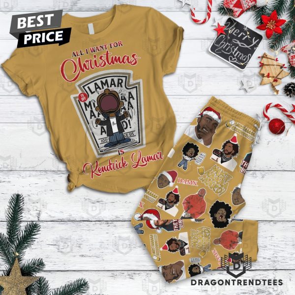 All I Want For Christmas Kendrick Lamar Pajamas Set