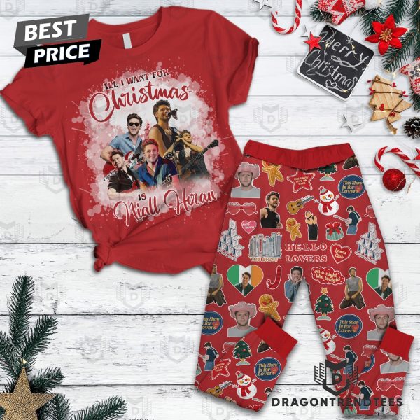 All I Want For Christmas Niall Horan Pajamas Set