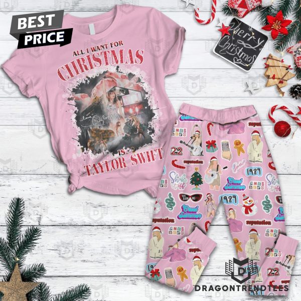 All I Want For Christmas Taylor Swift Pajamas Set