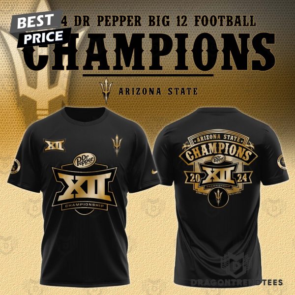 Arizona State Sun Devils 2024 Champion Conference 3D T-Shirt