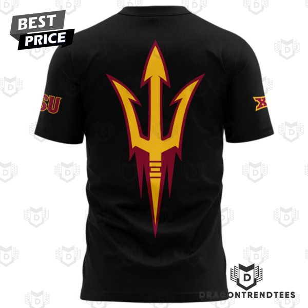 Arizona State Sun Devils Jesus Won 3D T-Shirt – Black