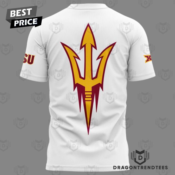 Arizona State Sun Devils Jesus Won 3D T-Shirt – White