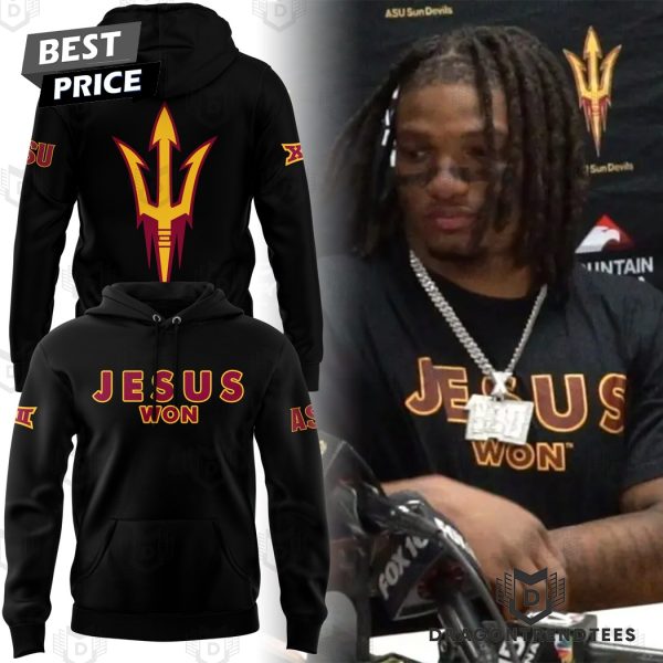 Arizona State Sun Devils Jesus Won Hoodie – Black