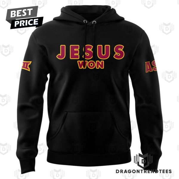 Arizona State Sun Devils Jesus Won Hoodie – Black