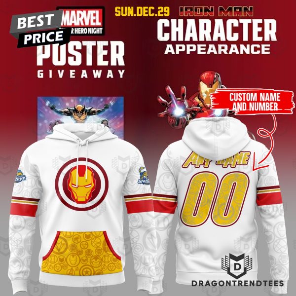 Atlanta Hawks – Toledo Walleye X Iron Man Hoodie