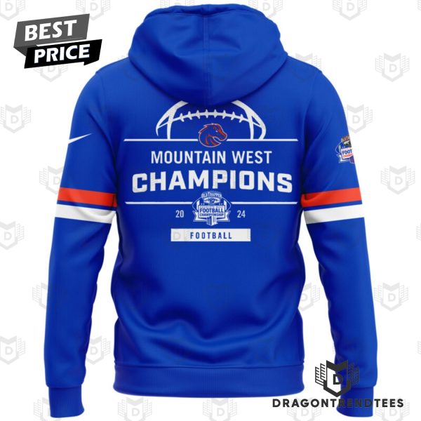 Back To Back 2024 Mountain West Conference Champions Boise State Broncos Hoodie