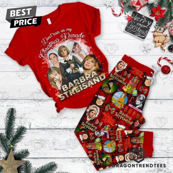 Barbra Streisand Merry Christmas Pajamas Set