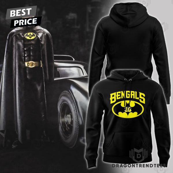 Batman Cincinnati Bengals Design Hoodie – Black