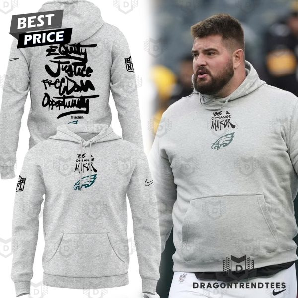 Be A Change Maker Philadelphia Eagles Hoodie