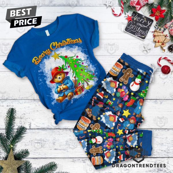 Beary Christmas Design Pajamas Set