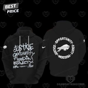 Buffalo Bills Justice Opportunity Equity Freedom Hoodie