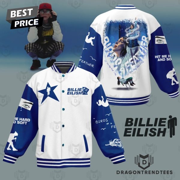 Billie Eilish Hit Me Hard And Soft Baseball Jacket