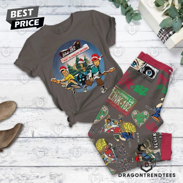 Blink-182 I Wont Be Home For Christmas Pajamas Set