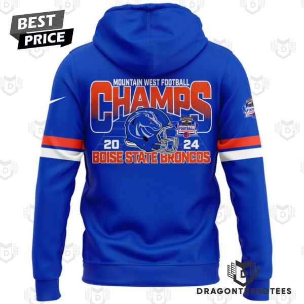 Boise State Broncos 2024 Mountain West Conference Champions Hoodie