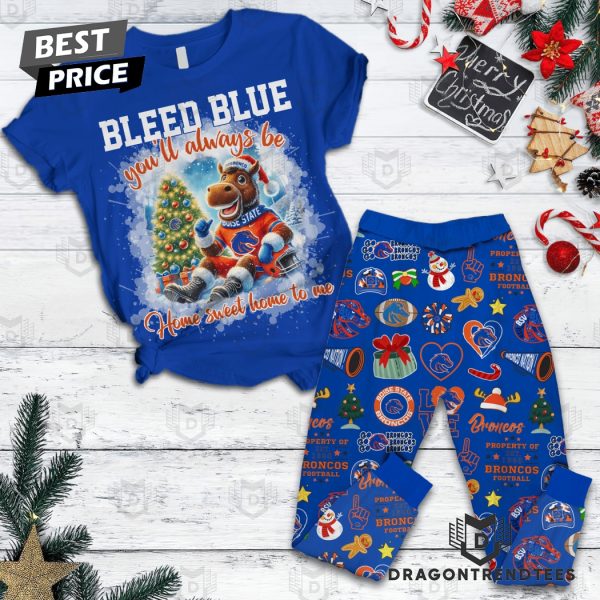 Boise State Broncos Bleed Blue Pajamas Set