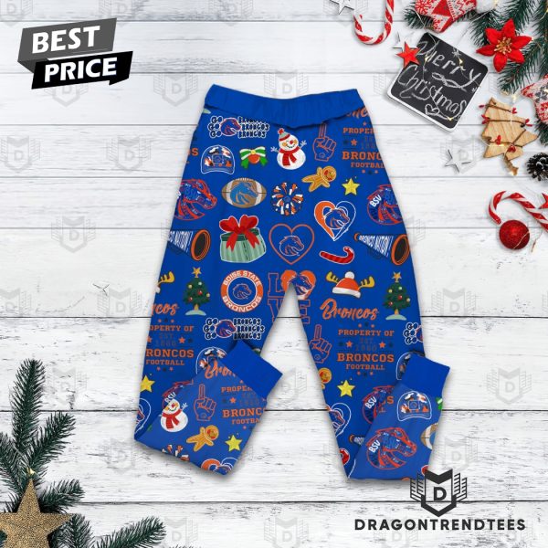 Boise State Broncos Bleed Blue Pajamas Set