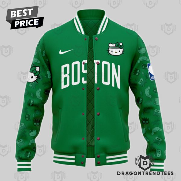 Boston Celtics x Hello Kitty Night Baseball Jacket