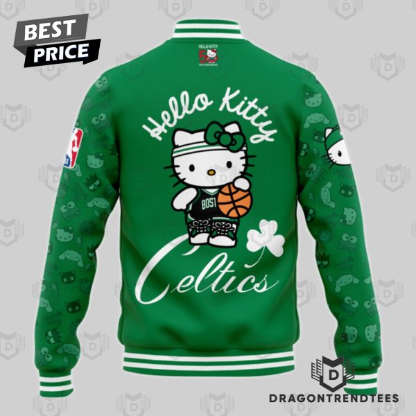 Boston Celtics x Hello Kitty Night Baseball Jacket