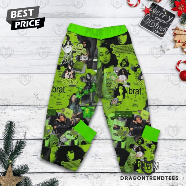 Brat Summer Christmas Charli Xcx Pajamas Set