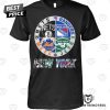 Brooklyn Nets x New York Mets x New York Jets x New York Islanders Unisex T-Shirt