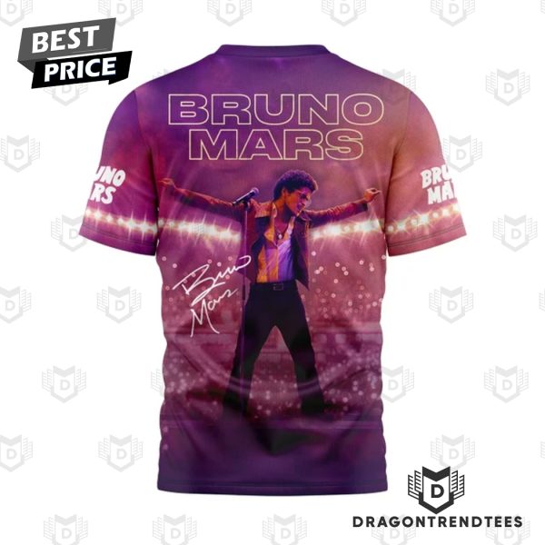 Bruno Mars Siganture Design 3D T-Shirt