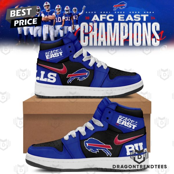 Buffalo Bills 2024 AFC East Division Champions Air Jordan 1 High Top