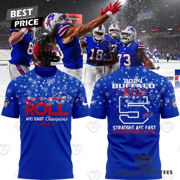 Buffalo Bills AFC EAST Champions 2024 3D T-Shirt