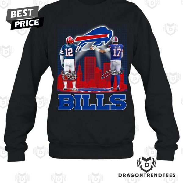 Buffalo Bills Jim Kelly x Josh Allen Signature Unisex T-Shirt