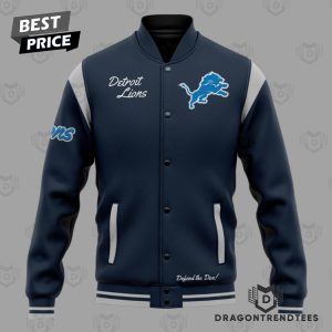 Flavor Flav Detroit Lions NFC North Division Baseball Jacket