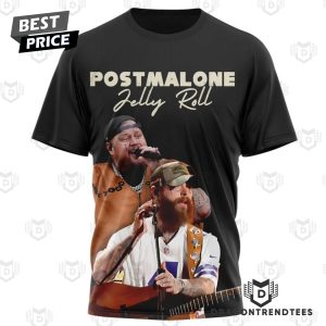 Post Malone – Jelly Roll Big Ass Stadium Tour 3D T-Shirt