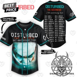 Disturbed -The Sickness 25th Anniversary Tour Hooded Denim Jacket