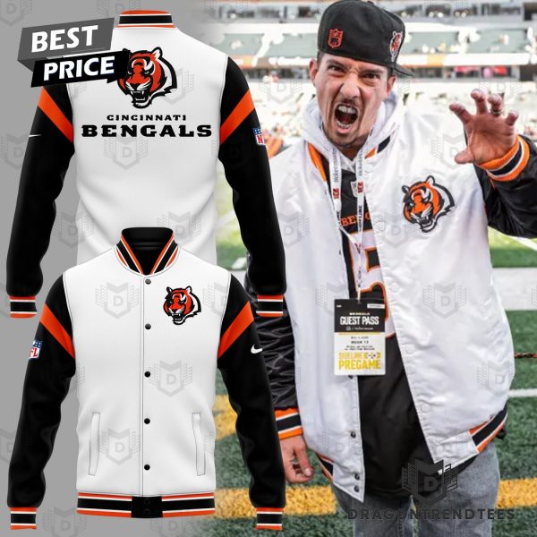 Cincinnati Bengals Logo Design Baseball Jacket