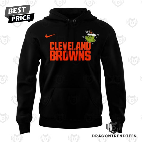 Cleveland Browns x The Grinch Merry Grinchmas Hoodie