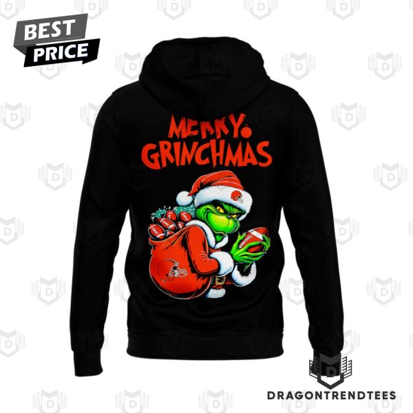 Cleveland Browns x The Grinch Merry Grinchmas Hoodie