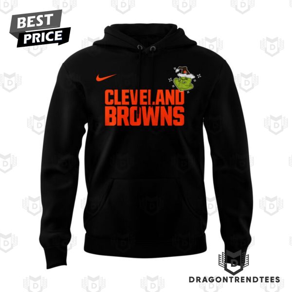 Cleveland Browns x The Grinch Merry Grinchmas Hoodie – Black