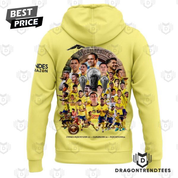 Club America Champion For The Third Time In A Row Hoodie