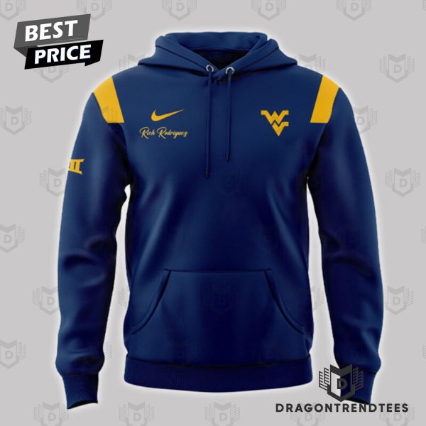 Coach Rich Rodriguez West Virginia Mountaineers Football Hoodie