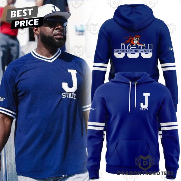 Coach T.C. Taylor Jackson State Tigers Hoodie – Blue