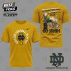 College Football Playoff 24-25 Notre Dame Fighting Irish 3D T-Shirt – White